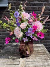 Zijdeboeket Lente kleuren