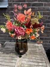 Zijden boeket Herfstkleuren