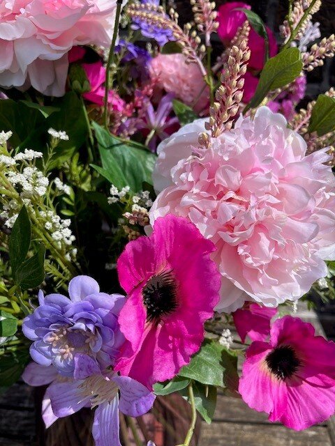 Zijdeboeket Lente kleuren